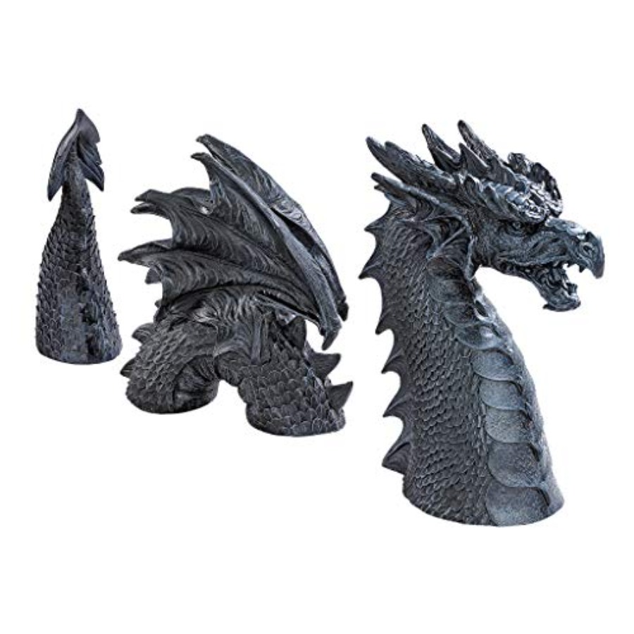 Resin Craft Material - Castle moat lawn garden statue for