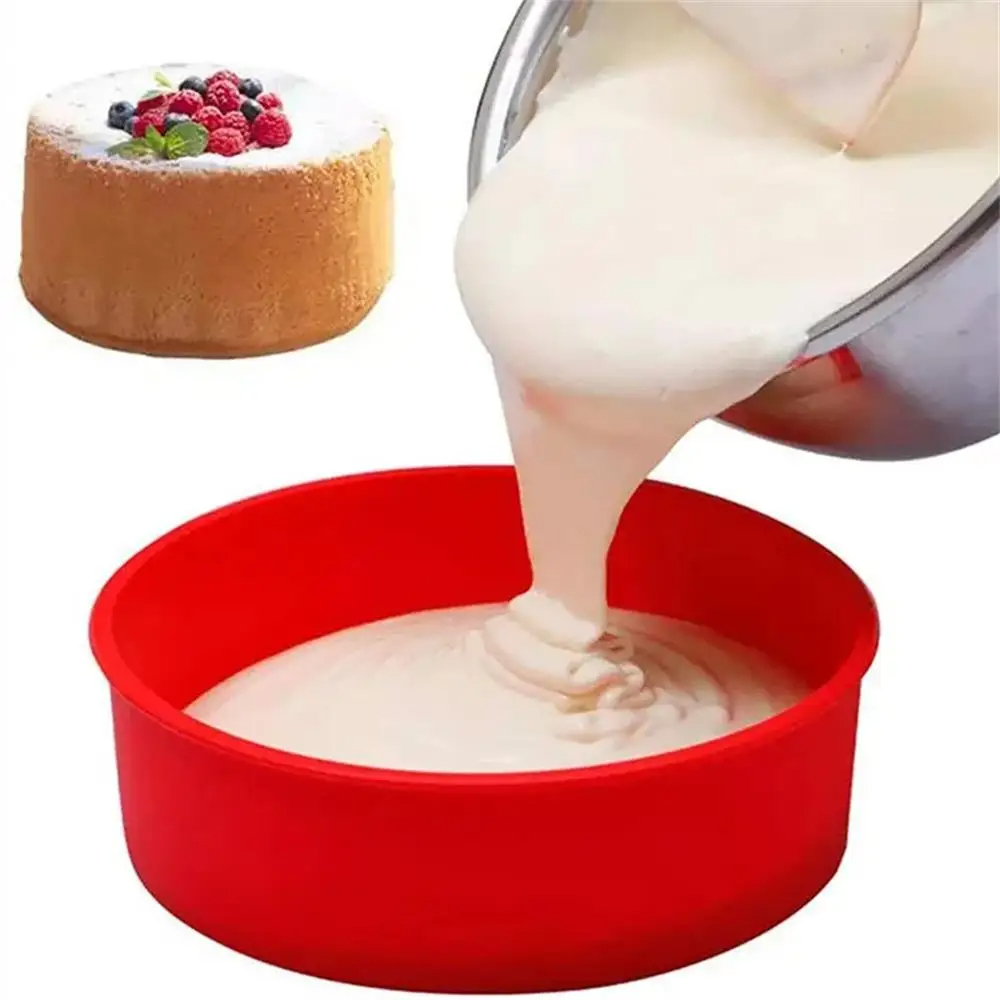 Coaster Mold Round - Silicone Cake Mold 4/6/8Inch Round Baking