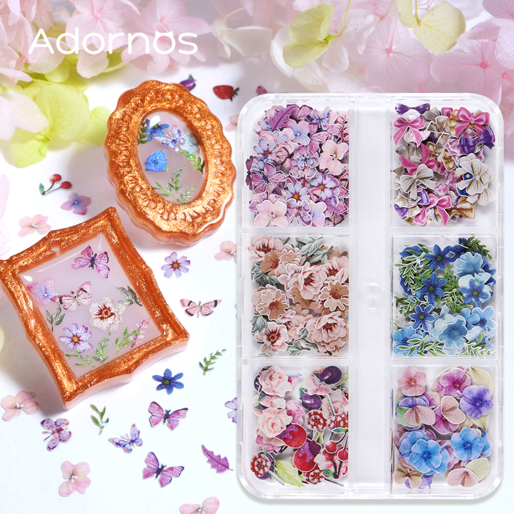 Flower Preservation Resin - 180pcs/box Wood Pulp Flowers Chips Epoxy