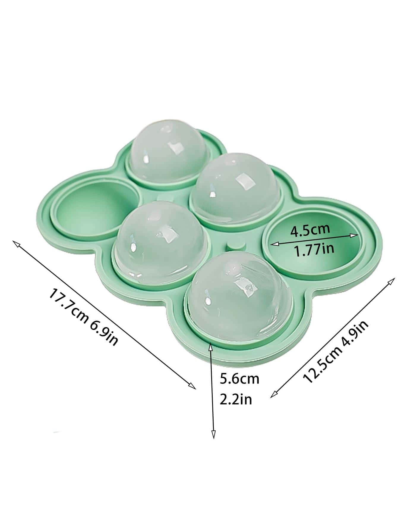 1pc Silicone 6-Cavity Ice Ball - Silicone Mold Tray recensione e prezzo