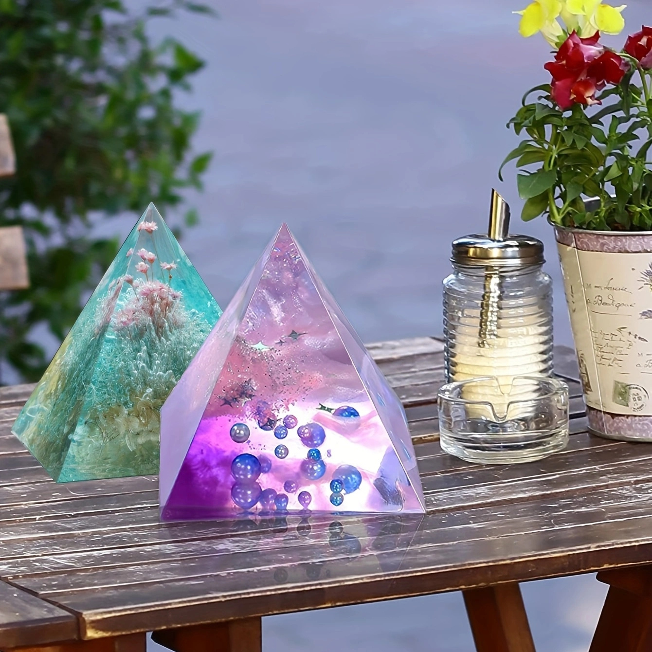 5pc- Pyramid resin molds of va - Resin Jewelry Kit recensione e prezzo