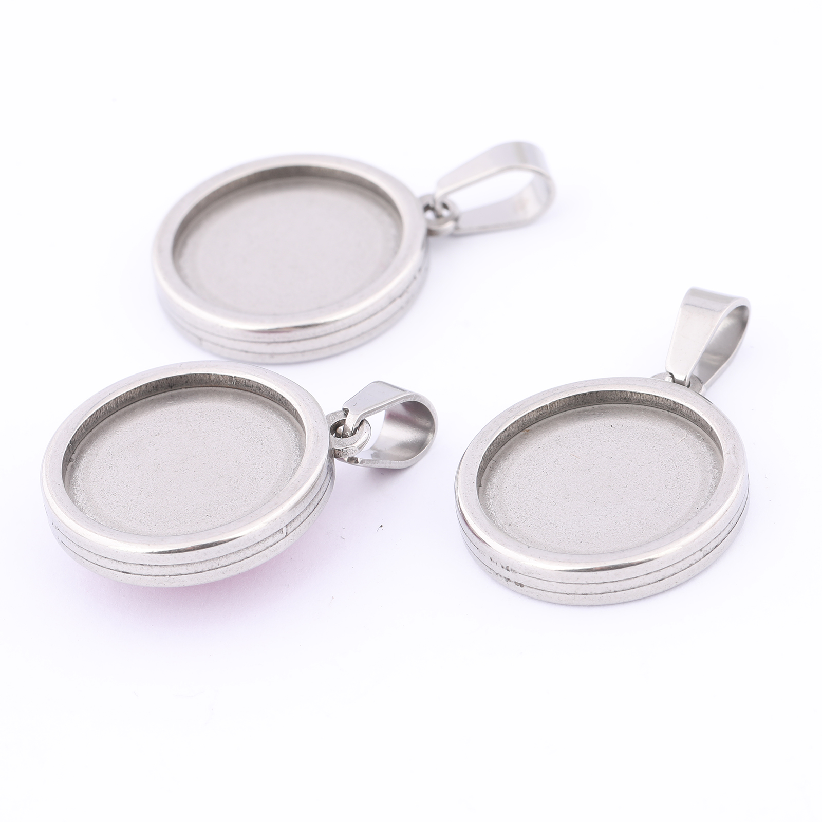 5pcs Stainless Steel Gold Plat - Bezels Set Pendant recensione e prezzo