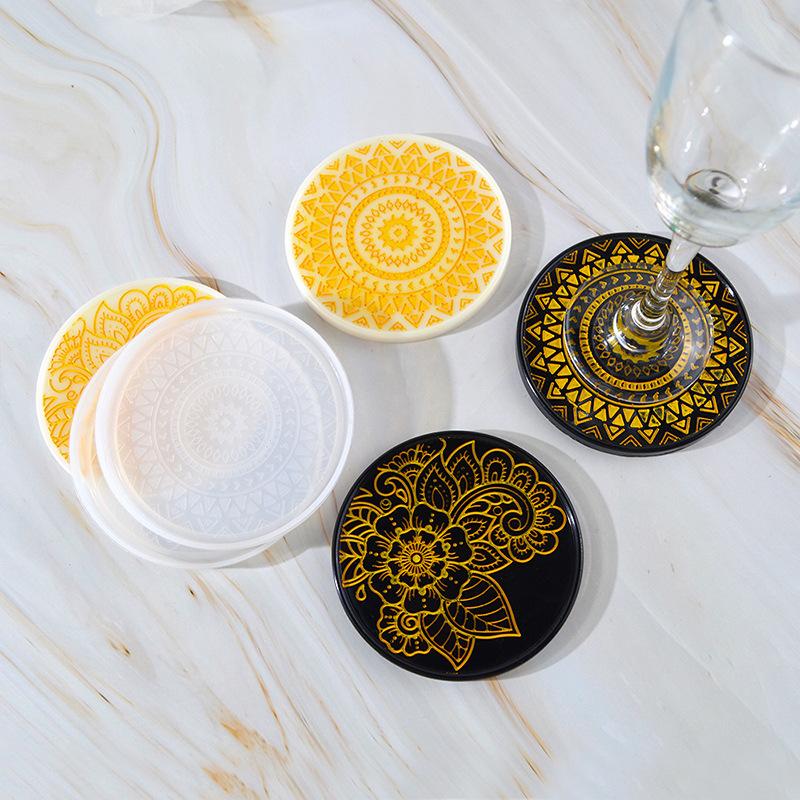 Flower Coaster Silicone Mold E - Coaster Mold Round recensione e prezzo