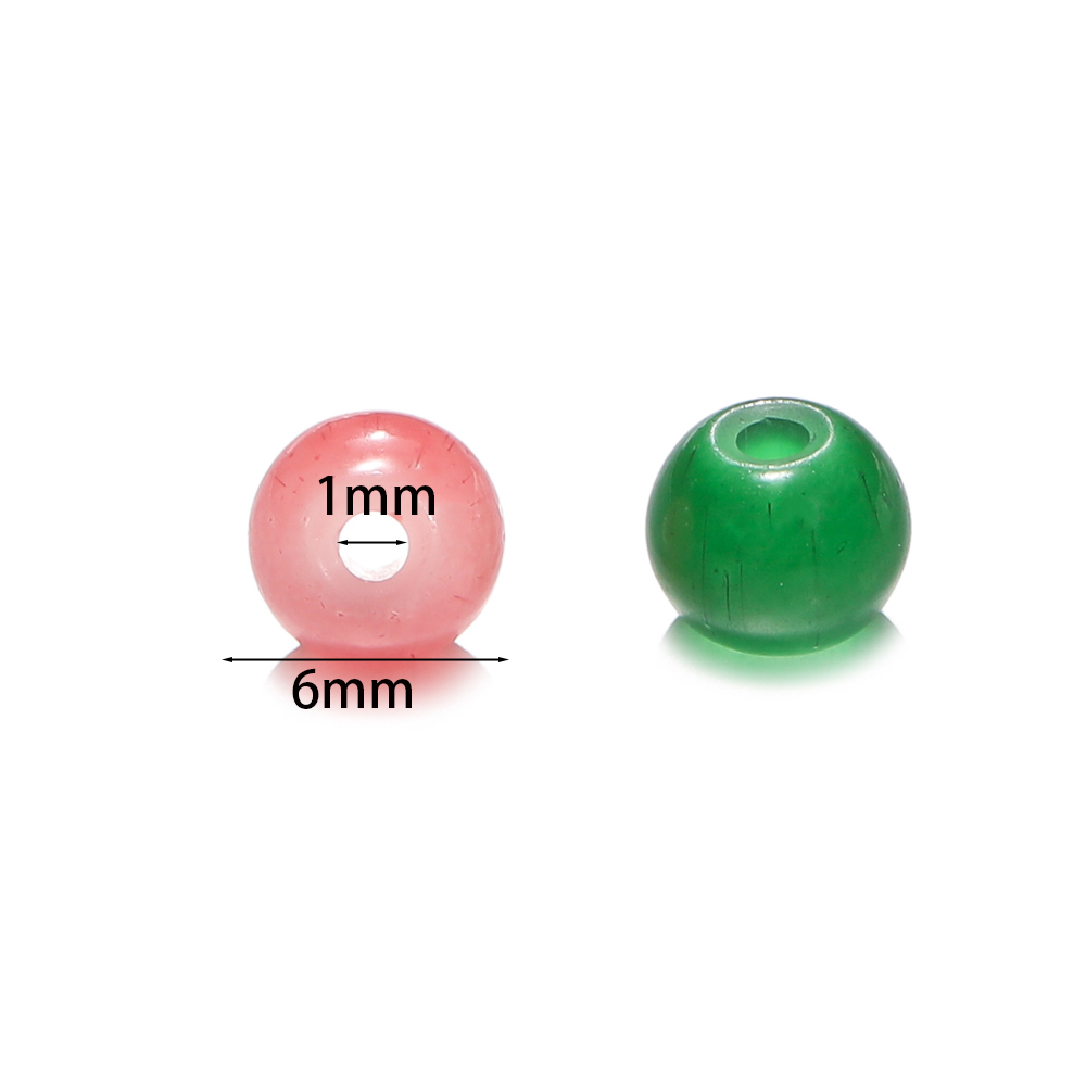 30/50pcs 6mm Glass Round Beads - Resin Craft Material recensione e prezzo