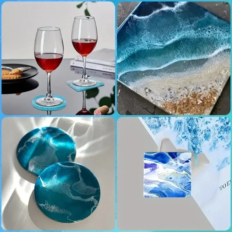 5Pcs/Set DlY Epoxy Resin Cup C - Serving Tray Mold recensione e prezzo