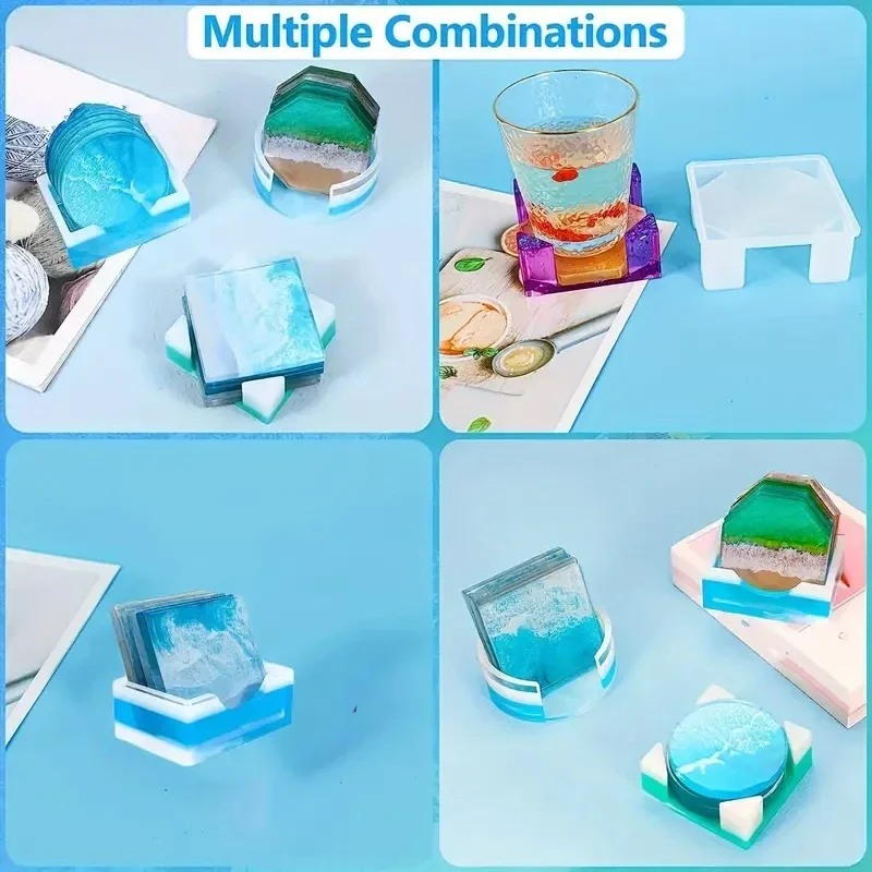 5Pcs/Set DlY Epoxy Resin Cup C - Serving Tray Mold recensione e prezzo