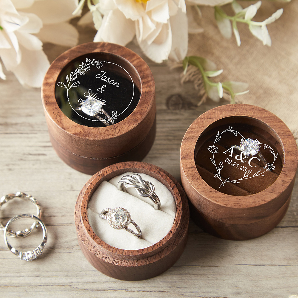 Personalized Wooden Wedding Ri - Wood Ring Blank recensione e prezzo