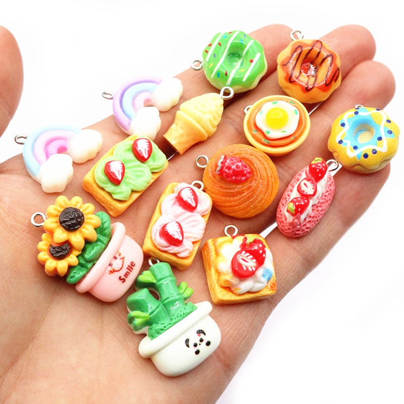 10pcs Mixed Colors Resin Cute  - Flower Preservation Resin recensione e prezzo