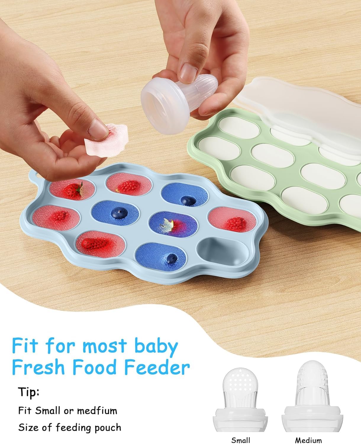 2-Pack Silicone Baby Food Free - Silicone Mold Tray recensione e prezzo
