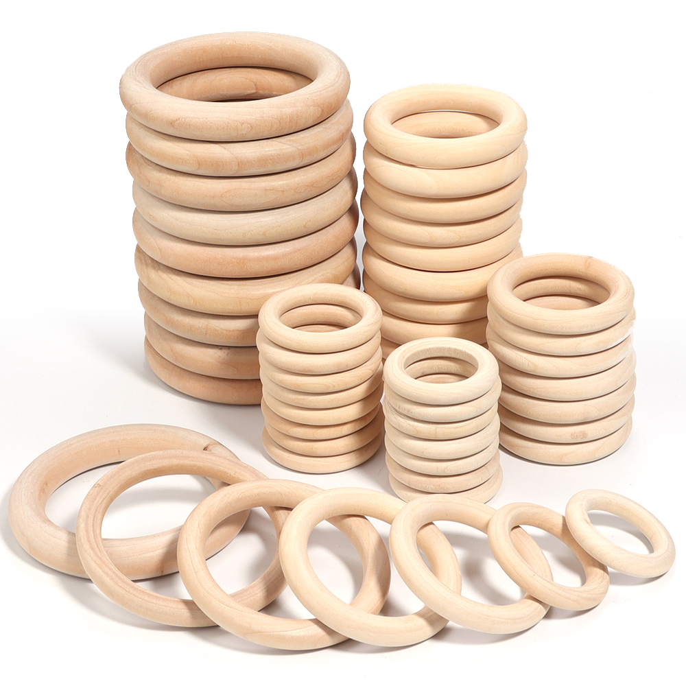 Unfinished Solid Wooden Rings  - Wood Ring Blank recensione e prezzo