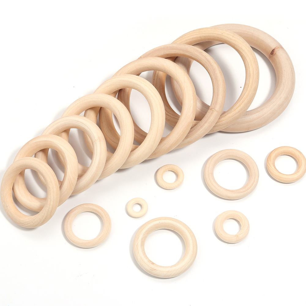 Unfinished Solid Wooden Rings  - Wood Ring Blank recensione e prezzo