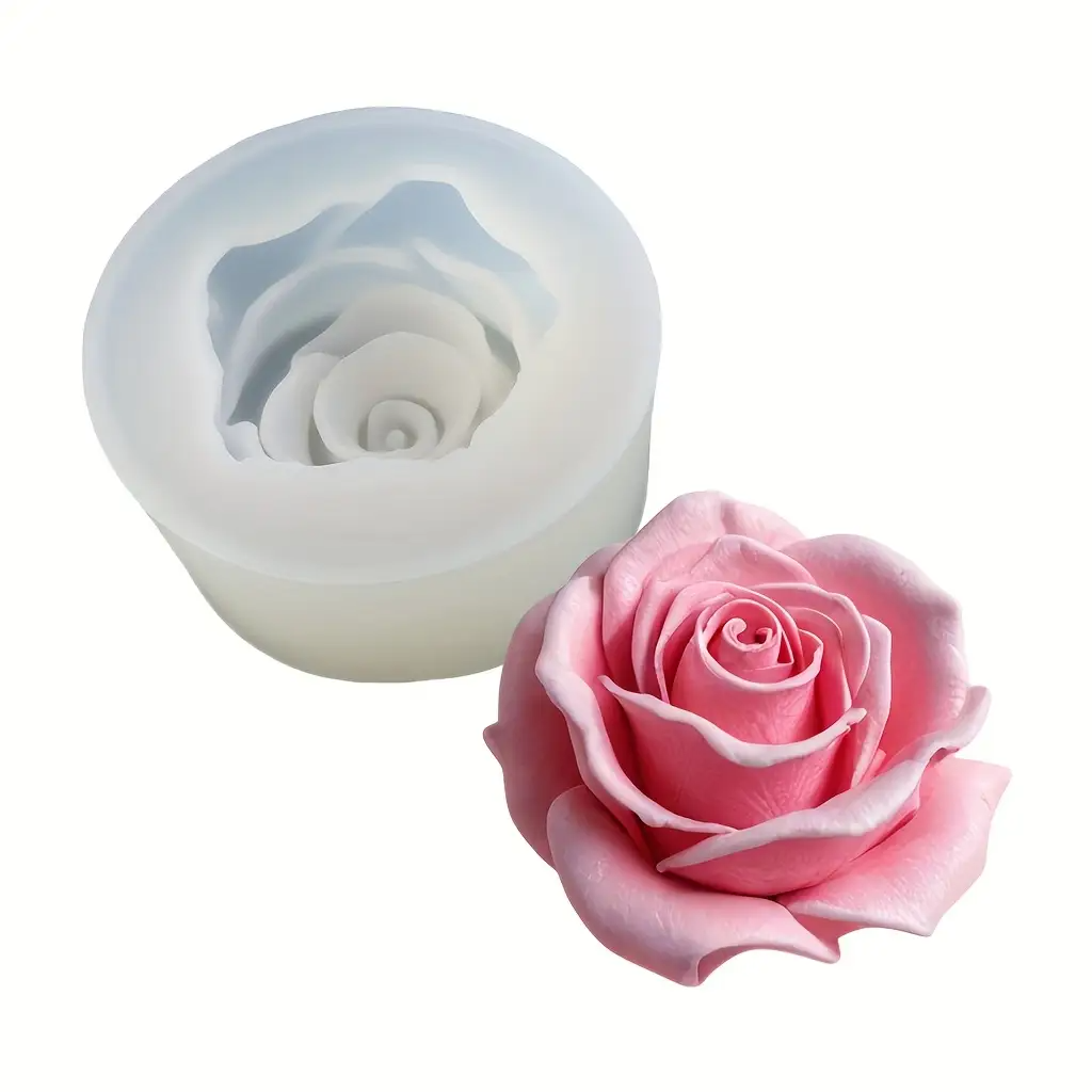 1 Rose Silicone Candle Mold -  - Flower Preservation Resin recensione e prezzo