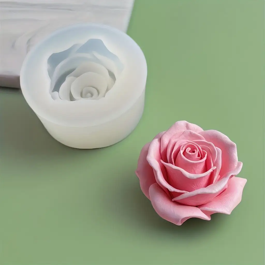 1 Rose Silicone Candle Mold -  - Flower Preservation Resin recensione e prezzo