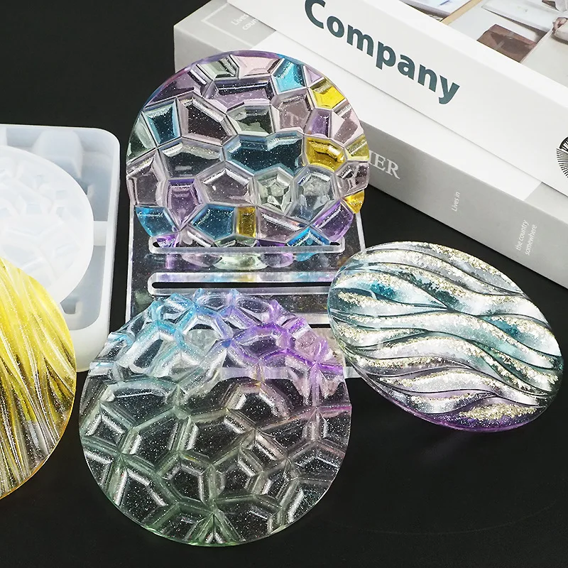 DIY Crystal Epoxy Mold Wave Di - Coaster Mold Round recensione e prezzo