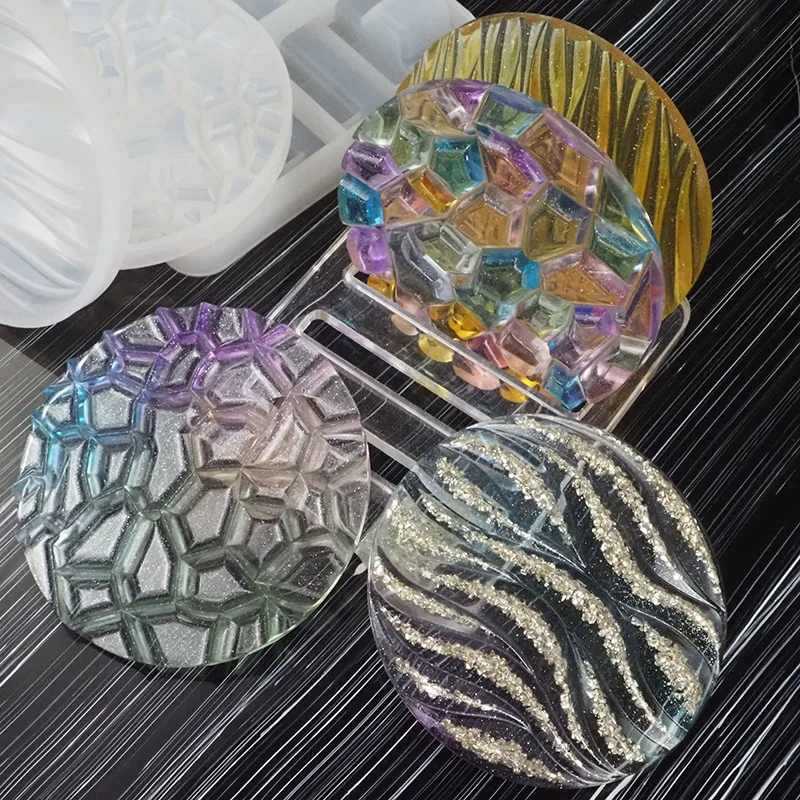 DIY Crystal Epoxy Mold Wave Di - Coaster Mold Round recensione e prezzo