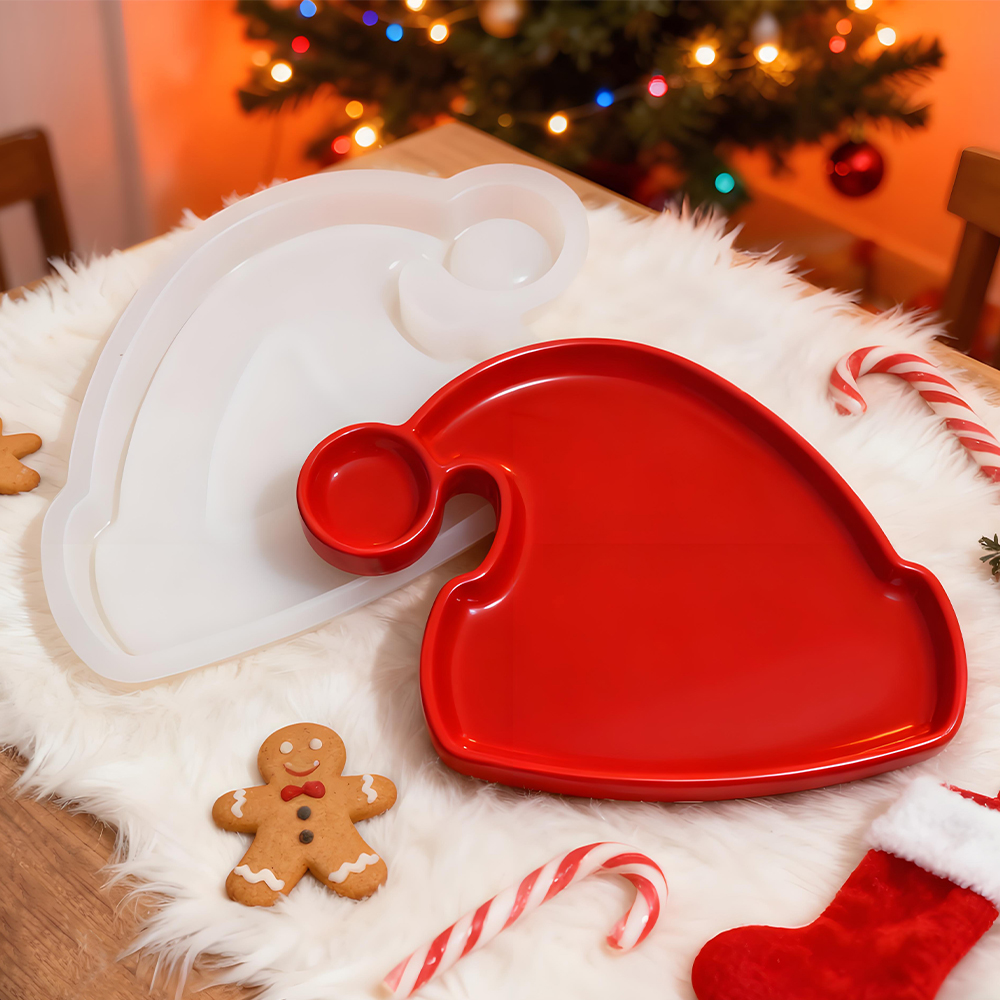 S0246 Christmas Tree Santa Hat - Serving Tray Mold recensione e prezzo