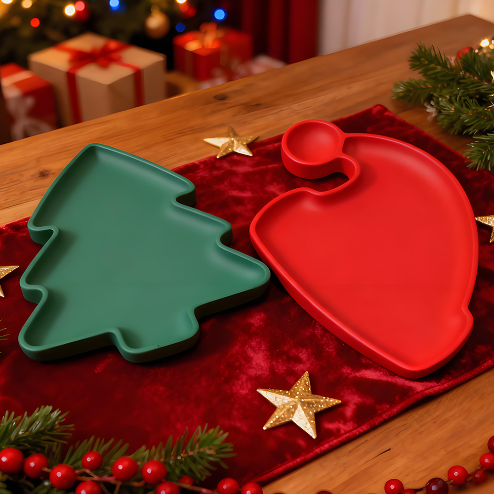 S0246 Christmas Tree Santa Hat - Serving Tray Mold recensione e prezzo