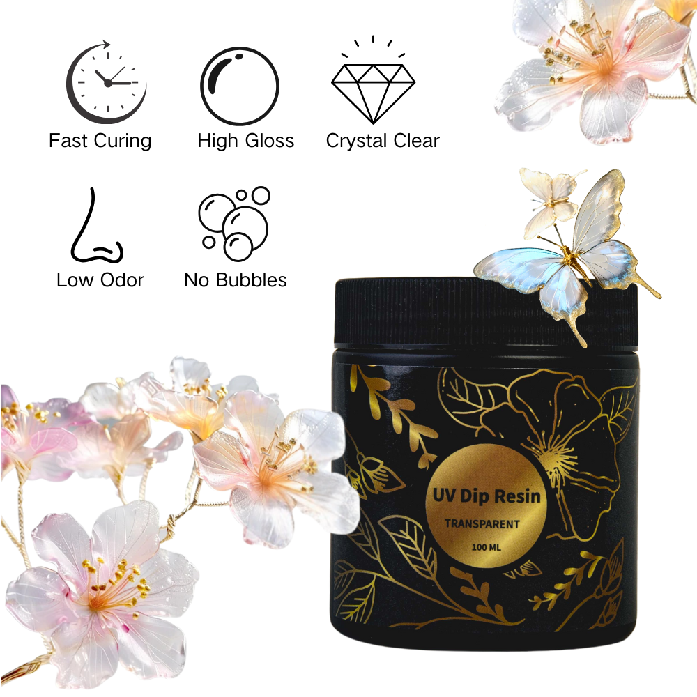 UV DIP Resin Glue Set 50/100ml - Flower Preservation Resin recensione e prezzo