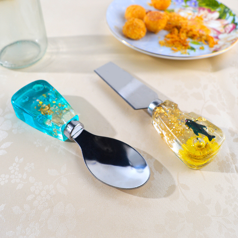DM379 Knife And Fork Handle Re - Flower Preservation Resin recensione e prezzo