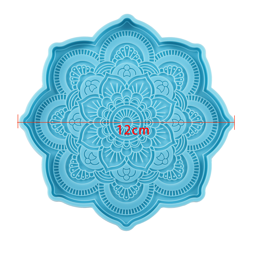 Mandala Coaster Silicone Mold  - Coaster Mold Round recensione e prezzo