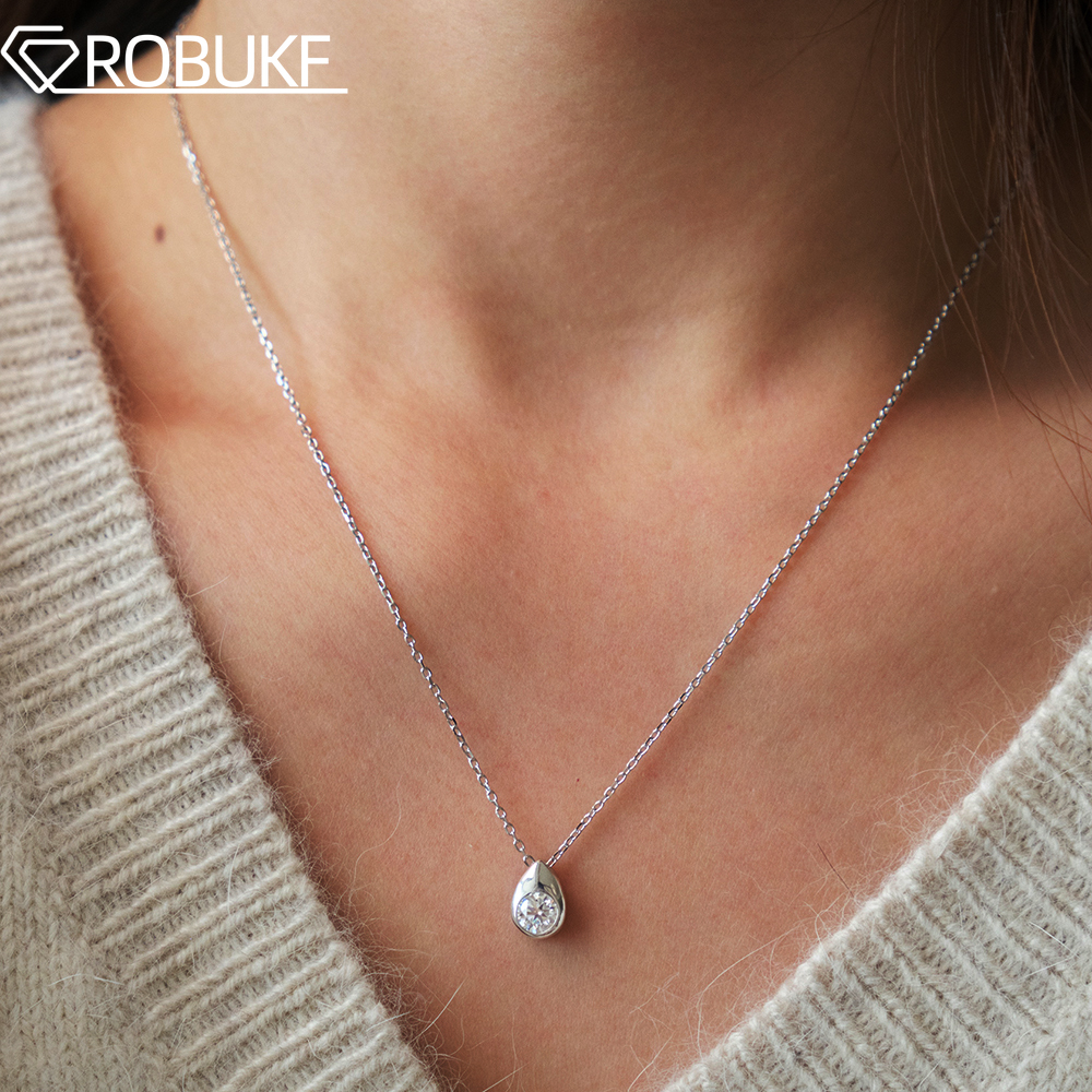 0.3/0.5CT Solitaire Diamond Mo - Bezels Set Pendant recensione e prezzo