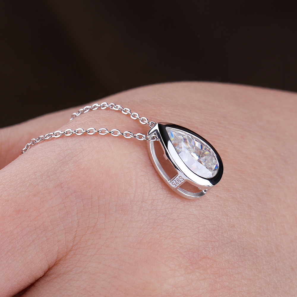 BXINY 4Carat Bezel Set WaterDr - Bezels Set Pendant recensione e prezzo