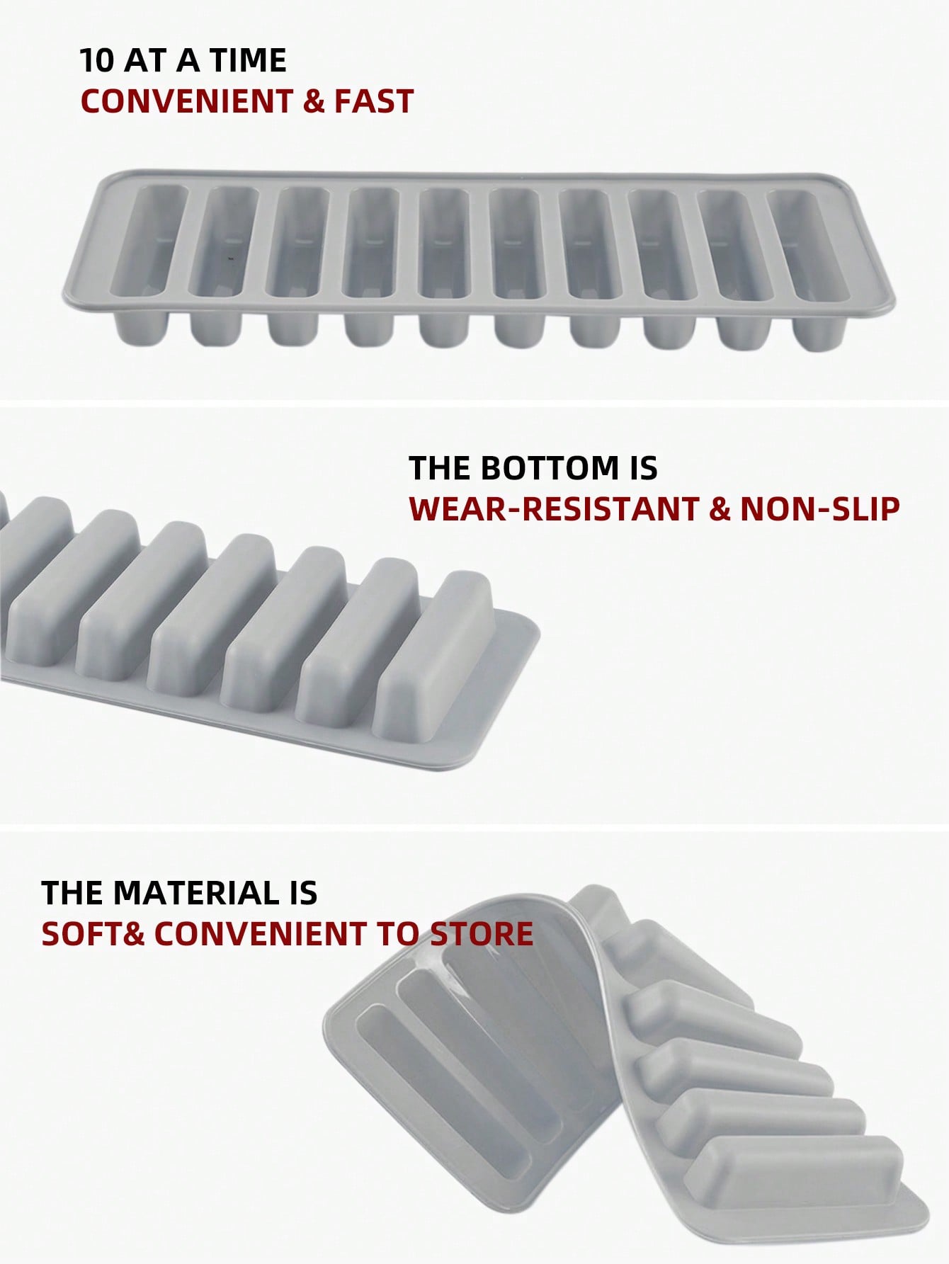 1pc Multi-grid Ice Cube Mold,  - Silicone Mold Tray recensione e prezzo