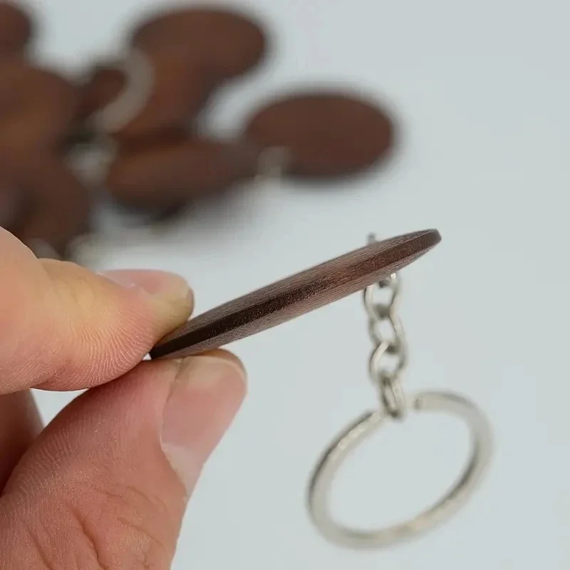 10Pcs Wooden Keychains Vintage - Wood Ring Blank recensione e prezzo