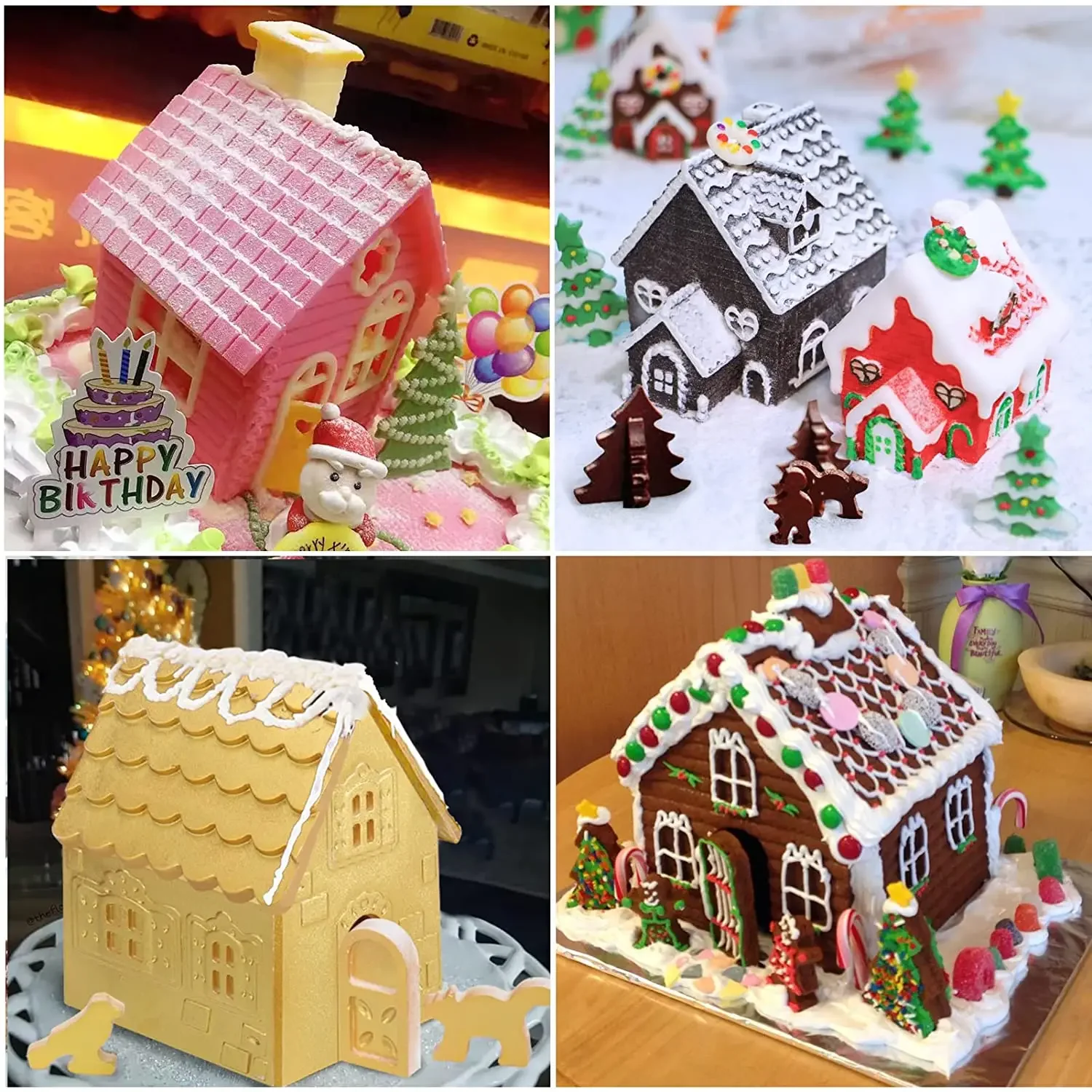 Christmas House Building block - Silicone Mold Tray recensione e prezzo
