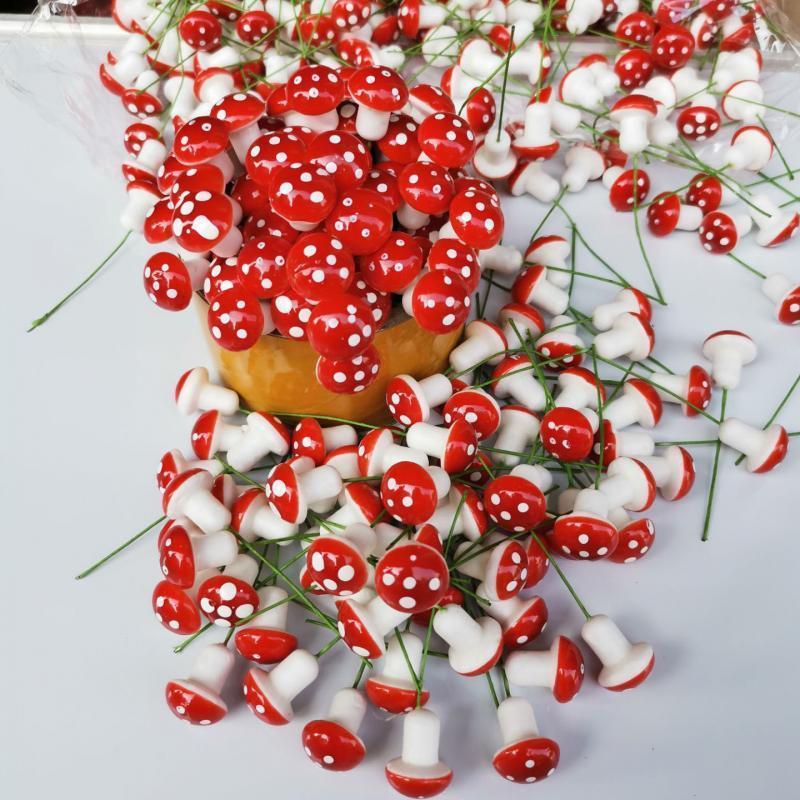 10-80PCS Mini Color Mushroom D - Terrarium Moss Art recensione e prezzo