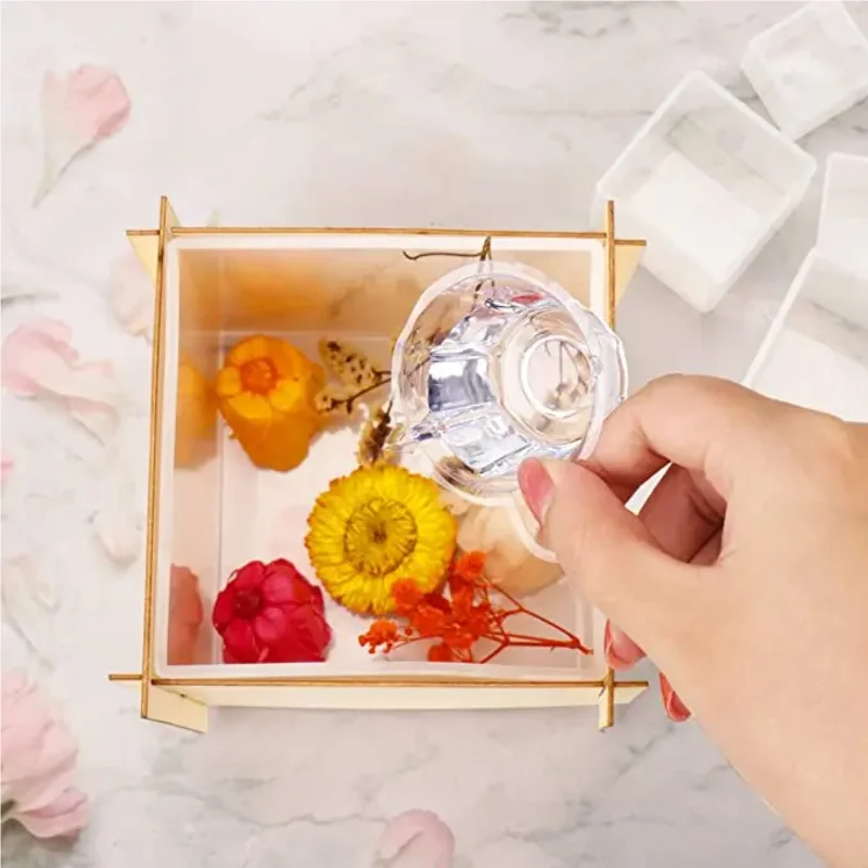 Large Square Resin Molds Upgra - Flower Preservation Resin recensione e prezzo