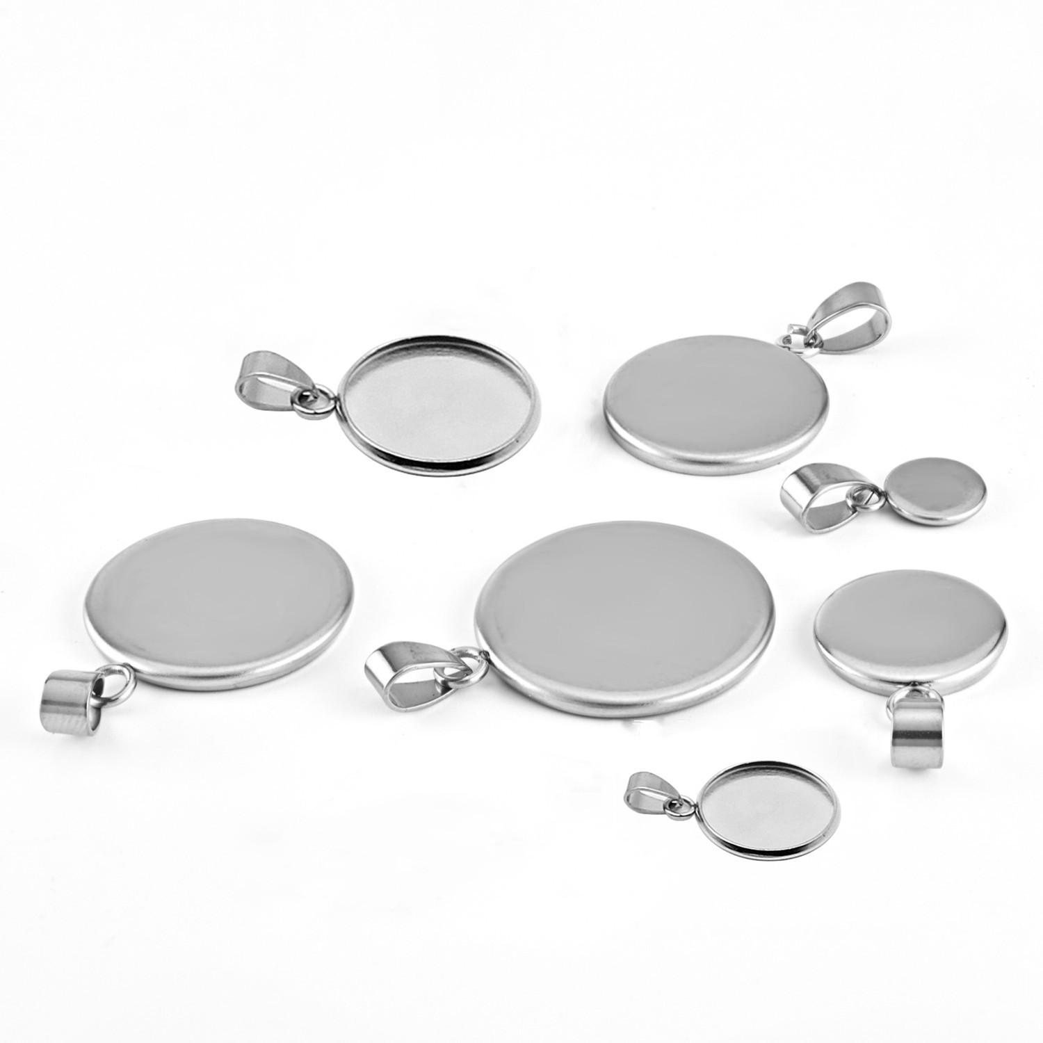 10pcs 316 Stainless Steel 6~20 - Bezels Set Pendant recensione e prezzo