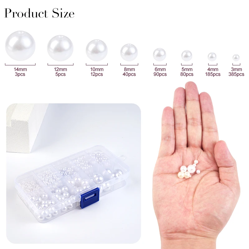 800pcs Artificial Faux Pearl R - Resin Crafts recensione e prezzo