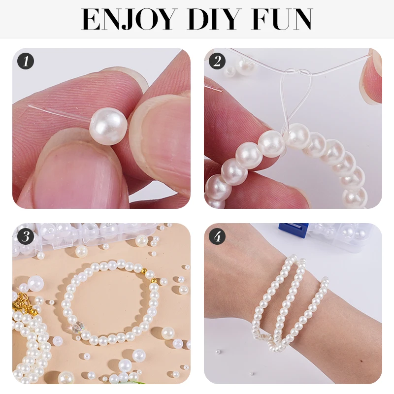 800pcs Artificial Faux Pearl R - Resin Crafts recensione e prezzo