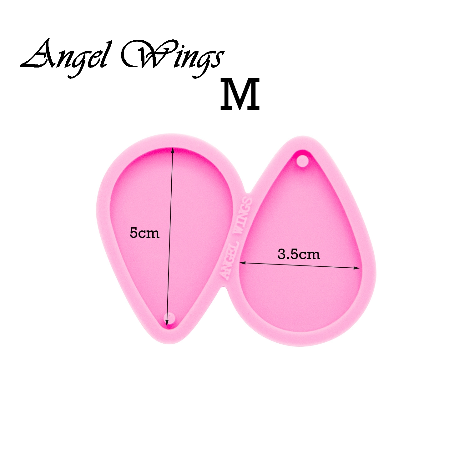 Shiny Tear Drop Hoop Earrings  - Geode Mold Silicone recensione e prezzo