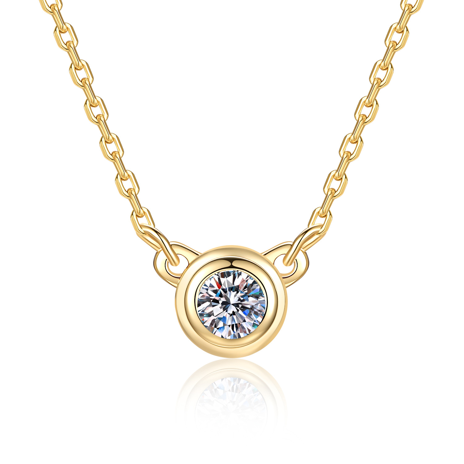 S925 Sterling Silver Moissanit - Bezels Set Pendant recensione e prezzo