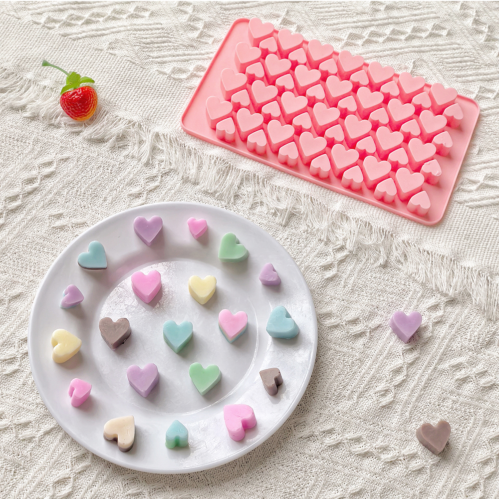 56 cavity size heart-shaped ch - Silicone Mold Tray recensione e prezzo