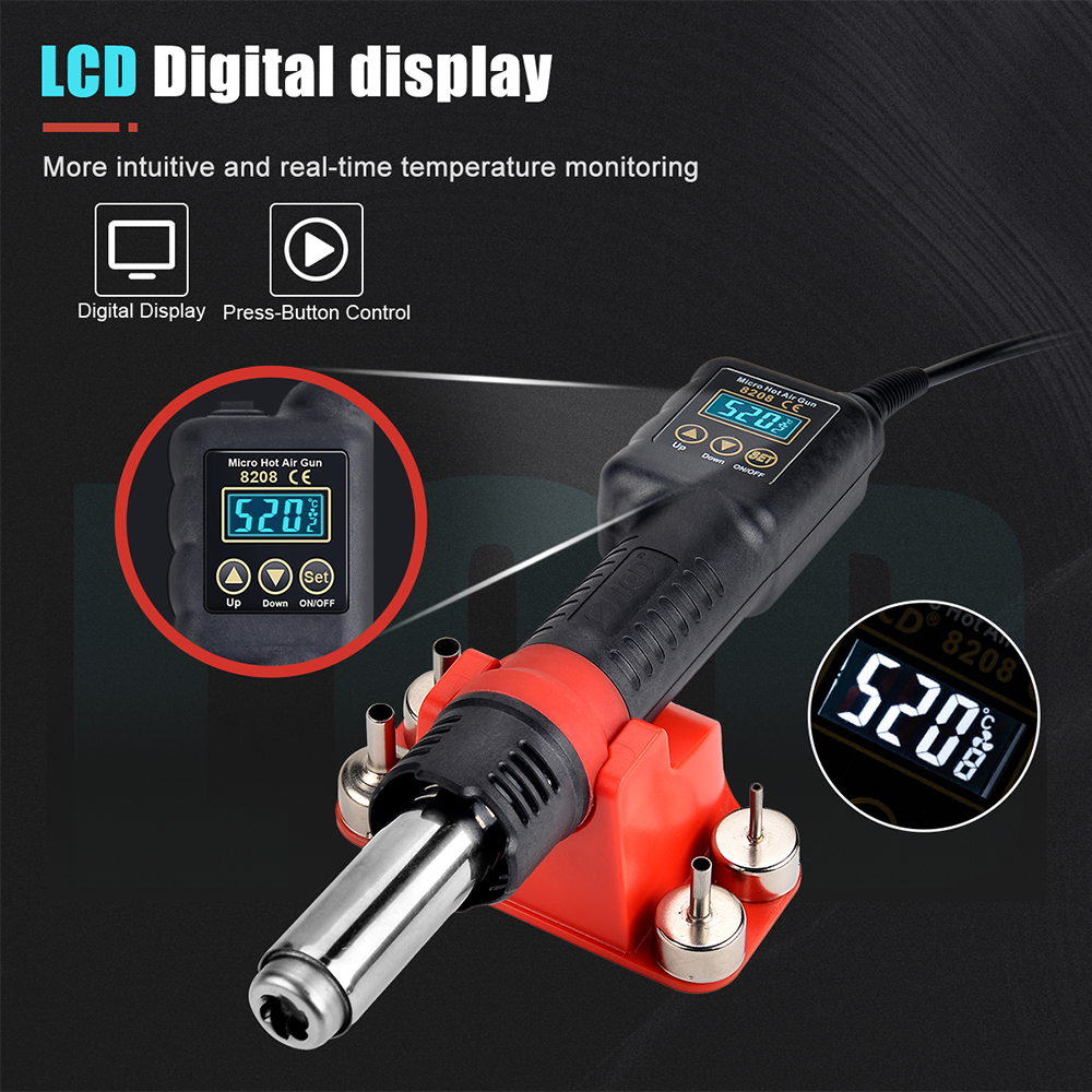 JCD 750W Micro Heat Gun Rework - Heat Gun Small recensione e prezzo