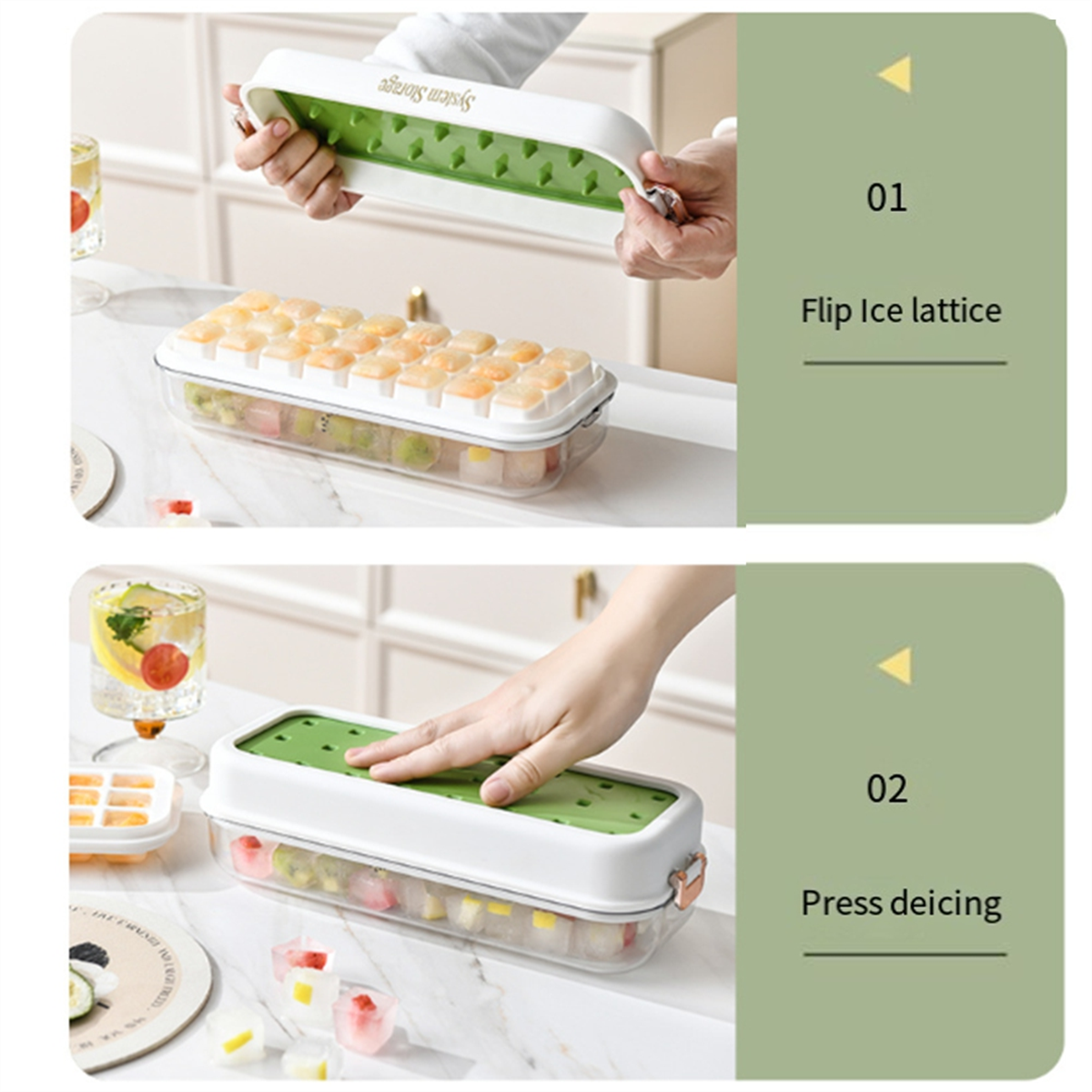 Y31A 24Grid Type Ice Tray Mold - Silicone Mold Tray recensione e prezzo