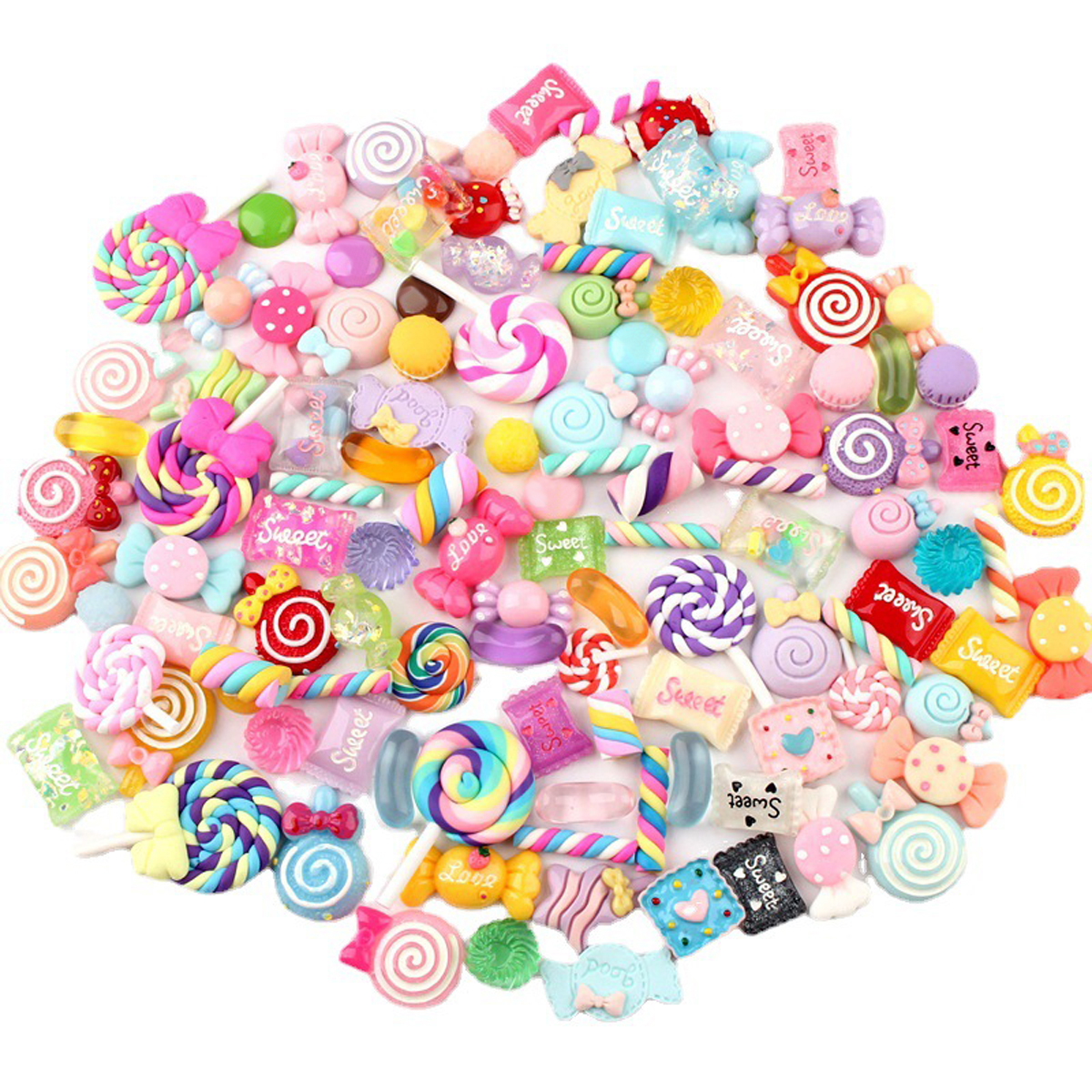 30pcs Random Candy Slime Charm - Resin Craft Supplies recensione e prezzo