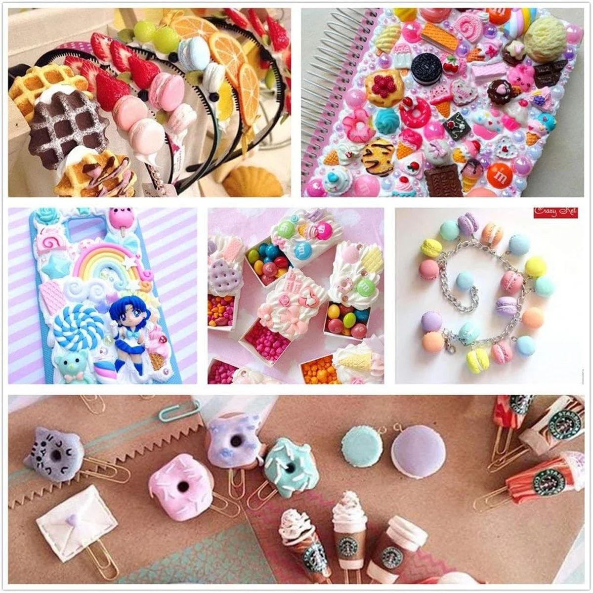 30pcs Random Candy Slime Charm - Resin Craft Supplies recensione e prezzo