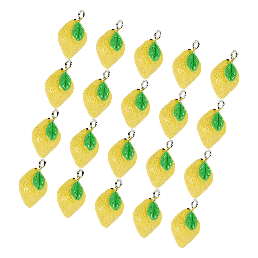 20Pcs Resin Lemon Charms Fruit - Resin Crafts recensione e prezzo