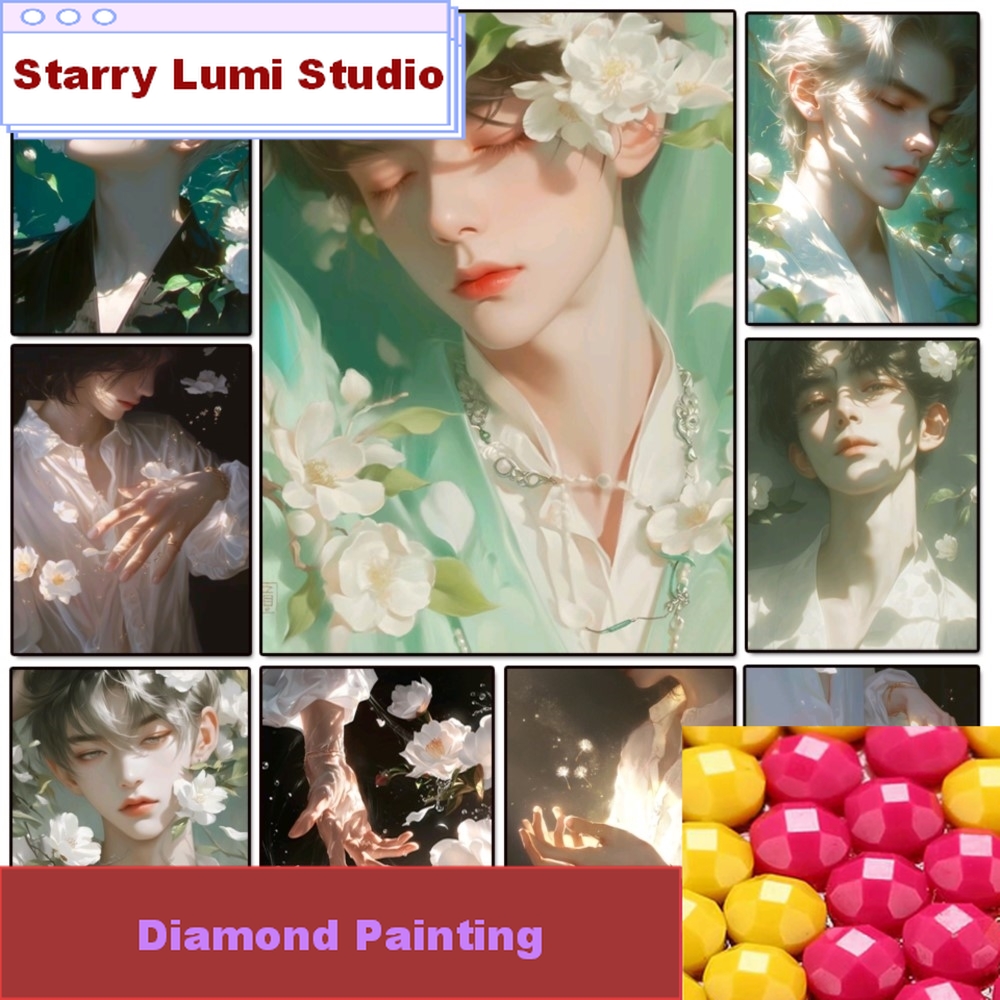 Handsome Boy 5d Diy Diamond Pa - Resin Jewelry Kit recensione e prezzo