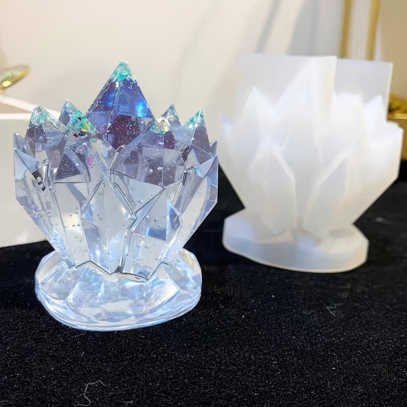 1pcCrystal Cluster Decorative  - Serving Tray Mold recensione e prezzo