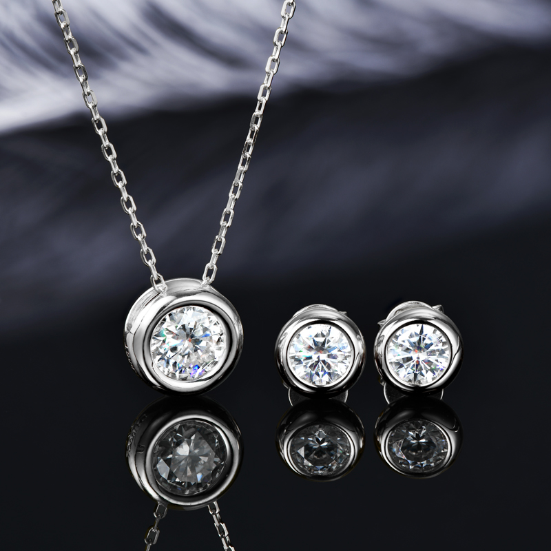 IOGOU 6.5mm 1ct Bezel Moissani - Bezels Set Pendant recensione e prezzo
