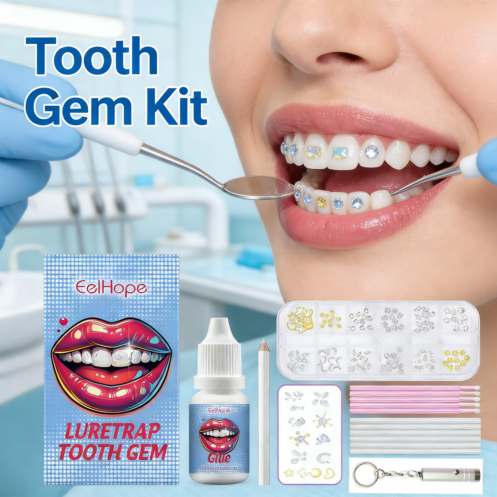 Tooth Gems Sparkling Teeth Jew - Resin Jewelry Kit recensione e prezzo