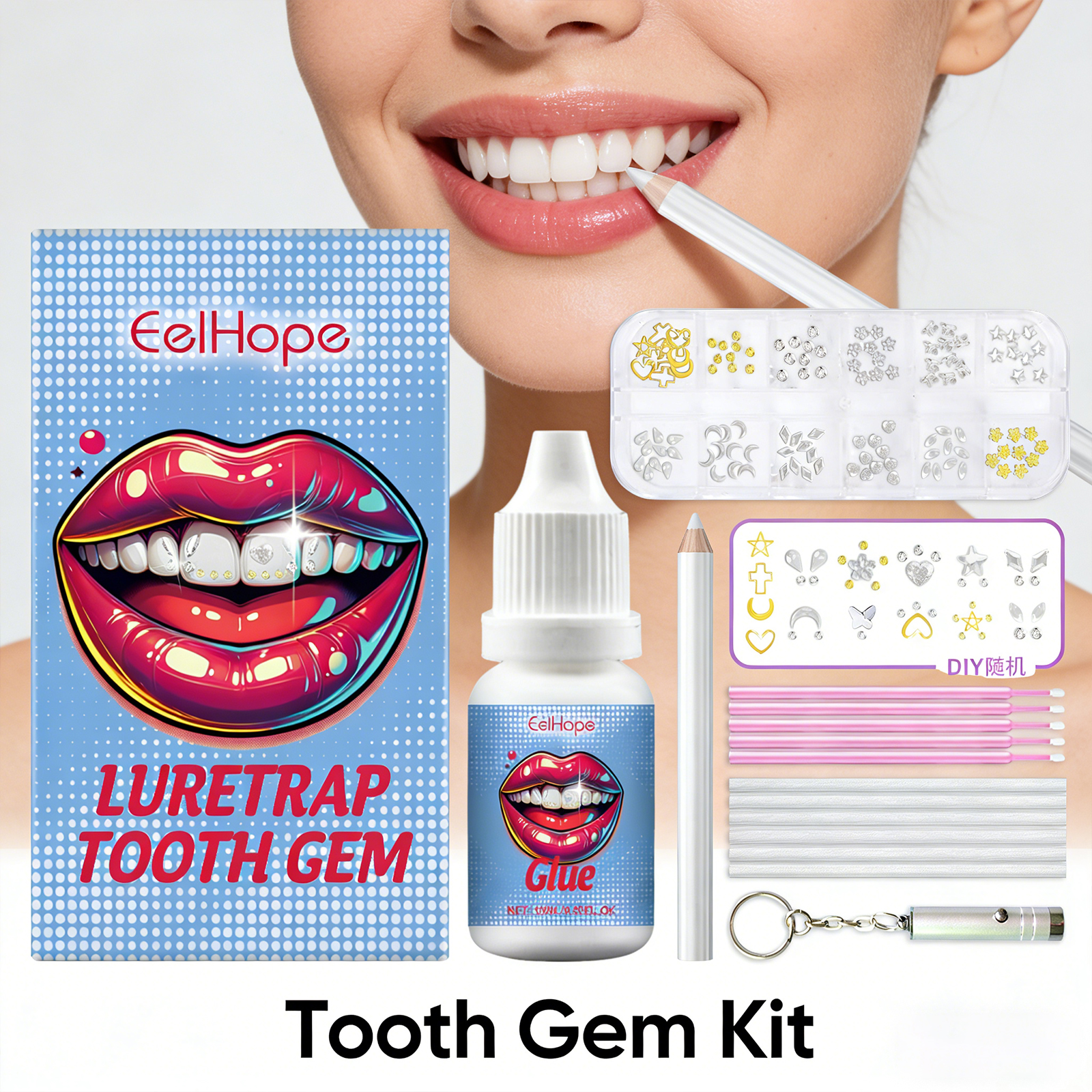 Tooth Gems Sparkling Teeth Jew - Resin Jewelry Kit recensione e prezzo