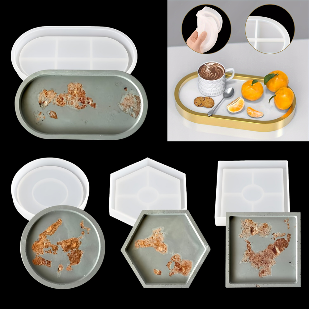 4pcs/Set Storage Tray Coaster  - Serving Tray Mold recensione e prezzo