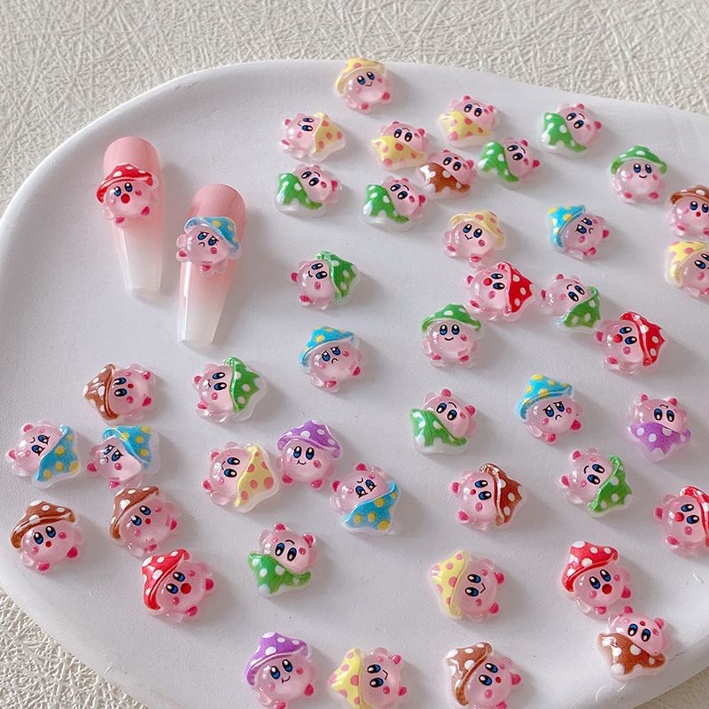 2/10/20pcs Kirby Nail Charms 3 - Resin Crafts recensione e prezzo