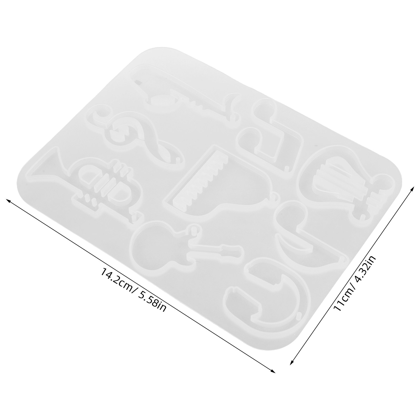 3Pcs Music Themed Silicone Mol - Resin Craft Workshop recensione e prezzo